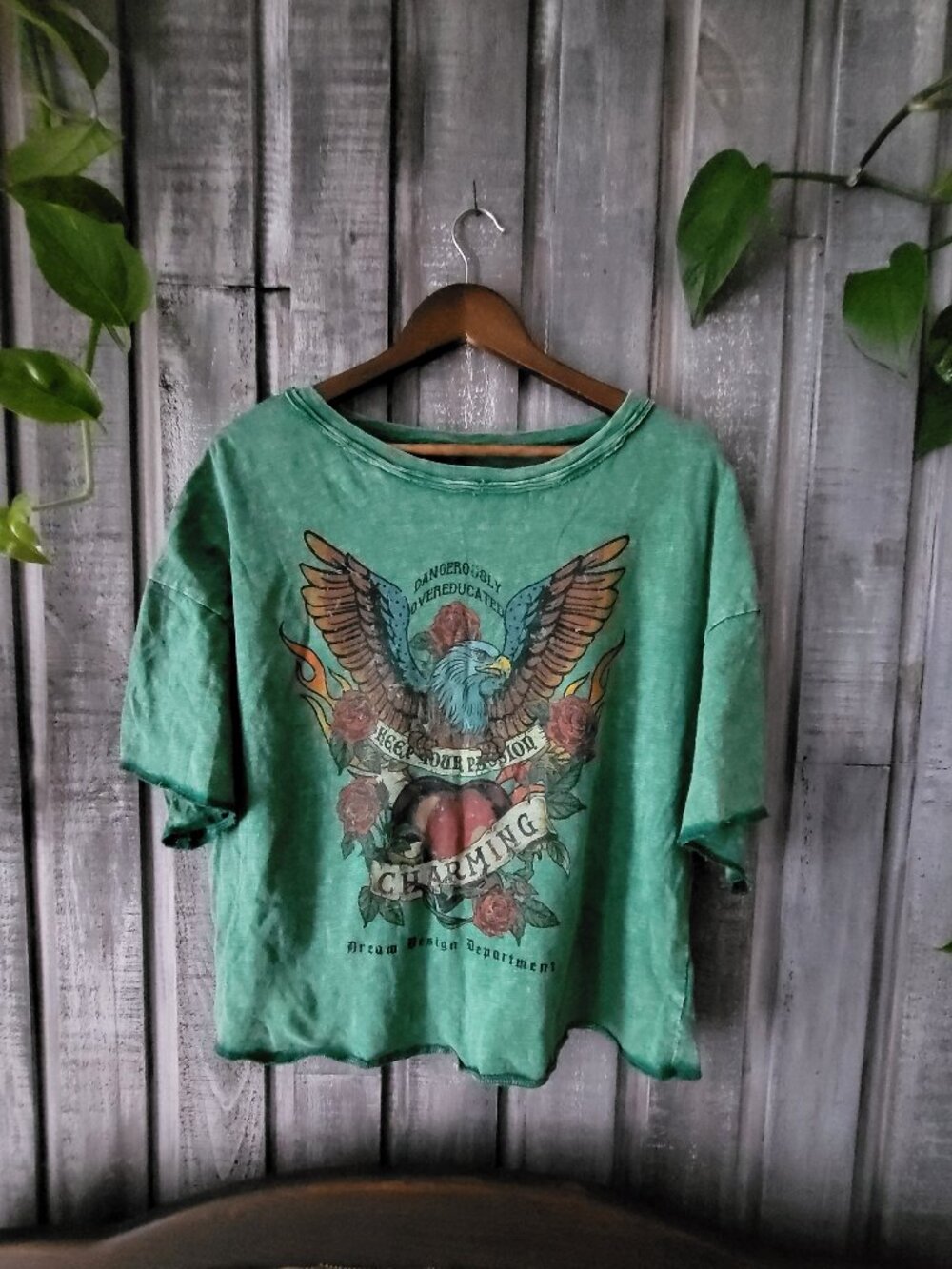 Eagle Tee Top Raw Seam M